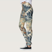 Leggings Papillons sur les vagues (Gauche)