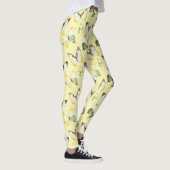 Leggings Papillons Vert Jaune (Droite)
