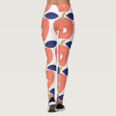 Leggings Paprika Rouge : Épices Inspirés Sans Couleur. (Dos)