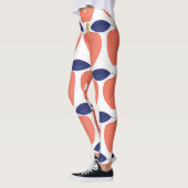 Leggings Paprika Rouge : Épices Inspirés Sans Couleur. (Gauche)