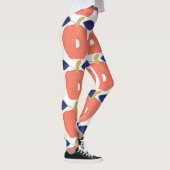 Leggings Paprika Rouge : Épices Inspirés Sans Couleur. (Droite)
