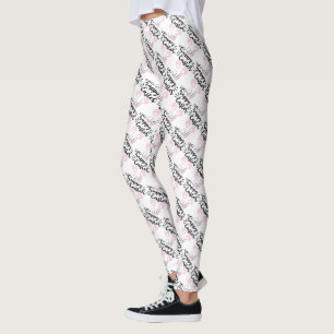 Leggings Pâques joyeuses, oreilles lapines et typographie d