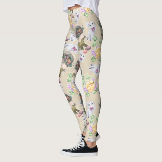 Leggings Pâques vintage (Gauche)