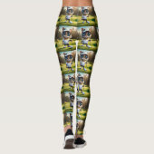 Leggings "Par tee Time : Le Cool Chat’s Golf Swing!" (Dos)