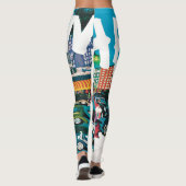 Leggings Parader avec le Blues de Harlem (Dos)