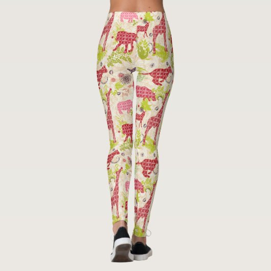 Leggings Paradis de jungle (Dos)