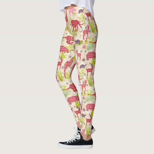 Leggings Paradis de jungle (Gauche)