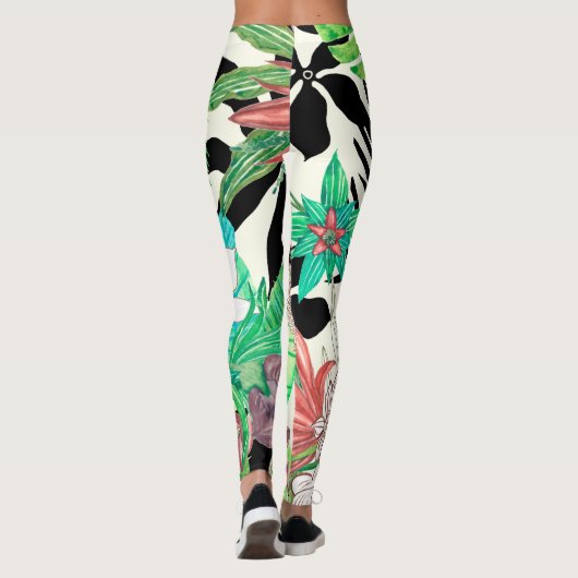 Leggings Paradis floral II (Dos)