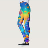 Leggings Paradis sous-marin vibrant découvert (Gauche)