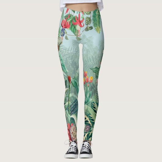 Leggings Paradis tropical (Devant)