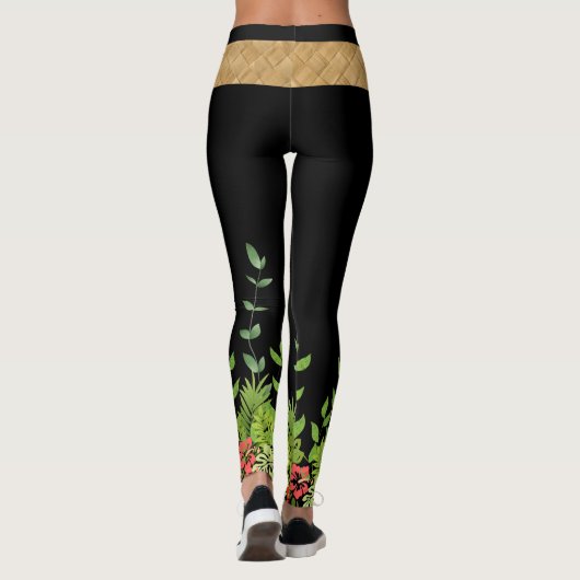 Leggings Paradis tropical (en déplacement) (Dos)