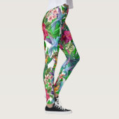 Leggings Paradis tropical Hummingbirds CBDOilPrincess Leg (Droite)