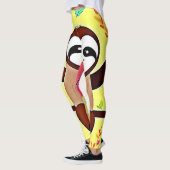 Leggings Parcelle mignonne accrochée à une branche d'arbre (Gauche)