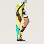 Leggings Parcelle mignonne accrochée à une branche d'arbre (Droite)