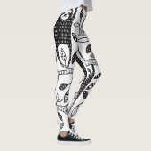Leggings Parcelles réfrigérées : Motif animal mignon. (Droite)