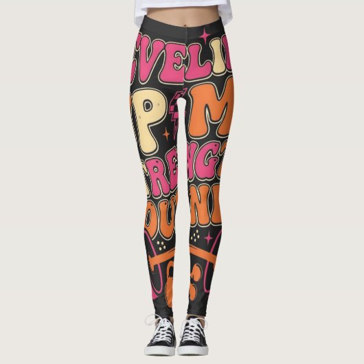 Leggings Parcours de Progression de Force | Croissance Fitn (Devant)