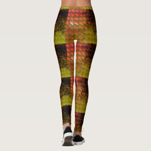 Leggings Parfait Prints_RedGold (Dos)
