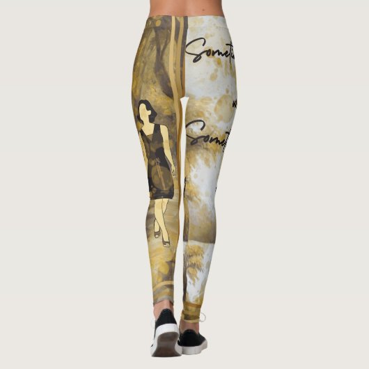 Leggings Parfois, Je Me Demande (Dos)