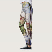 LEGGINGS PARIS FRANCE VITRAGE EN VERRE STAINÉ 2 (Gauche)