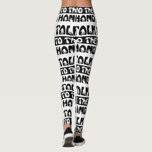 Leggings Parler À La Main (Dos)