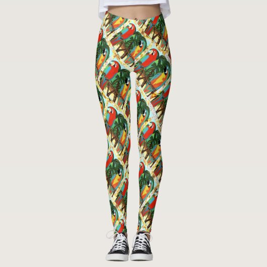 LEGGINGS PARROTS (Devant)