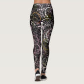 Leggings particleArt Floral 1 (Dos)