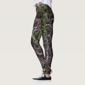 Leggings particleArt Floral 1 (Gauche)