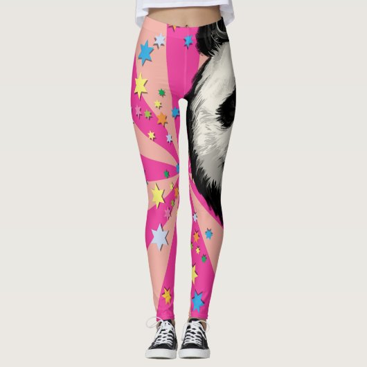 Leggings Partie de panda (Devant)