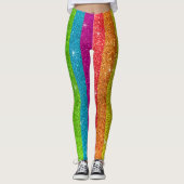 Leggings Parties scintillant Arc-en-ciel drapeau mariage Ga (Devant)
