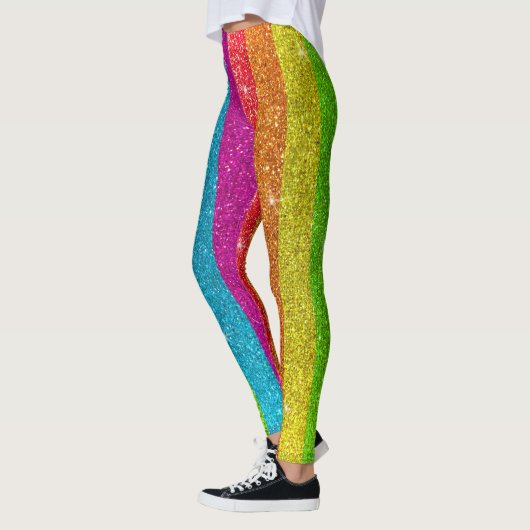 Leggings Parties scintillant Arc-en-ciel drapeau mariage Ga (Gauche)