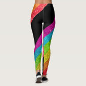 Leggings Parties scintillant Arc-en-ciel drapeau mariage Ga (Dos)