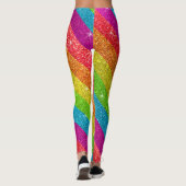 Leggings Parties scintillant Arc-en-ciel drapeau mariage Ga (Dos)