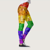 Leggings Parties scintillant Arc-en-ciel drapeau mariage Ga (Droite)