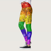 Leggings Parties scintillant Arc-en-ciel drapeau mariage Ga (Gauche)