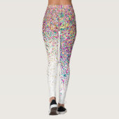Leggings Parties scintillant Arc-en-ciel moderne étincelles (Dos)