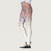 Leggings Parties scintillant Arc-en-ciel moderne étincelles (Gauche)