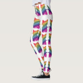 Leggings Parties scintillant arc-en-ciel Motif (Gauche)