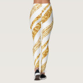 Leggings Parties scintillant blanche or Boho Collection de  (Dos)
