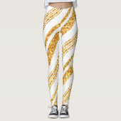 Leggings Parties scintillant blanche or Boho Collection de  (Devant)
