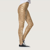 Leggings Parties scintillant brillante d'or Sparkle Zebra P (Droite)