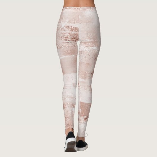 Leggings Parties scintillant brillante rose (Dos)