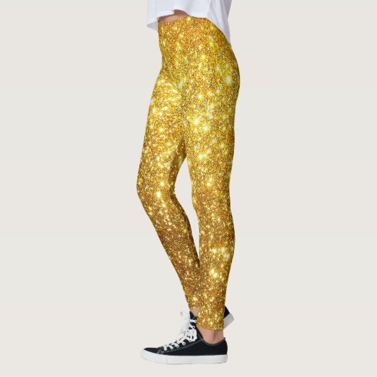 Leggings Parties scintillant cadeau populaire Gold de luxe (Gauche)