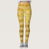 Leggings Parties scintillant cadeau populaire Gold de luxe (Devant)