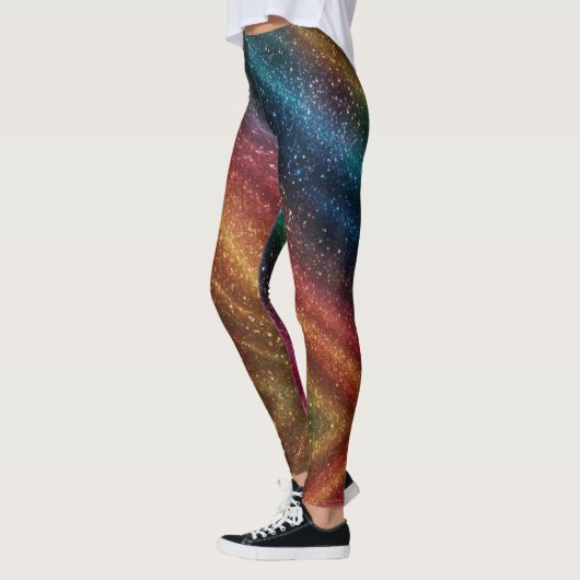 Leggings Parties scintillant Cosmologique d'irruption arc-e (Gauche)