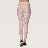 Leggings Parties scintillant de lumière rose Pamplemousse d (Dos)