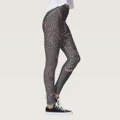 Leggings Parties scintillant des Gold Faux Roses non centré (Droite)