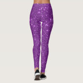 Leggings Parties scintillant élégante moderne violet monoch (Dos)