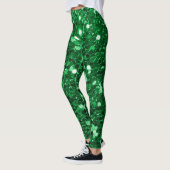 Leggings Parties scintillant Emerald Mermaid (Gauche)