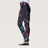 Leggings Parties scintillant en mosaïque bleu brillant (Gauche)