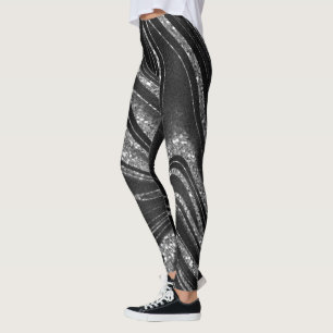 Leggings Parties scintillant En Noir Chimmer